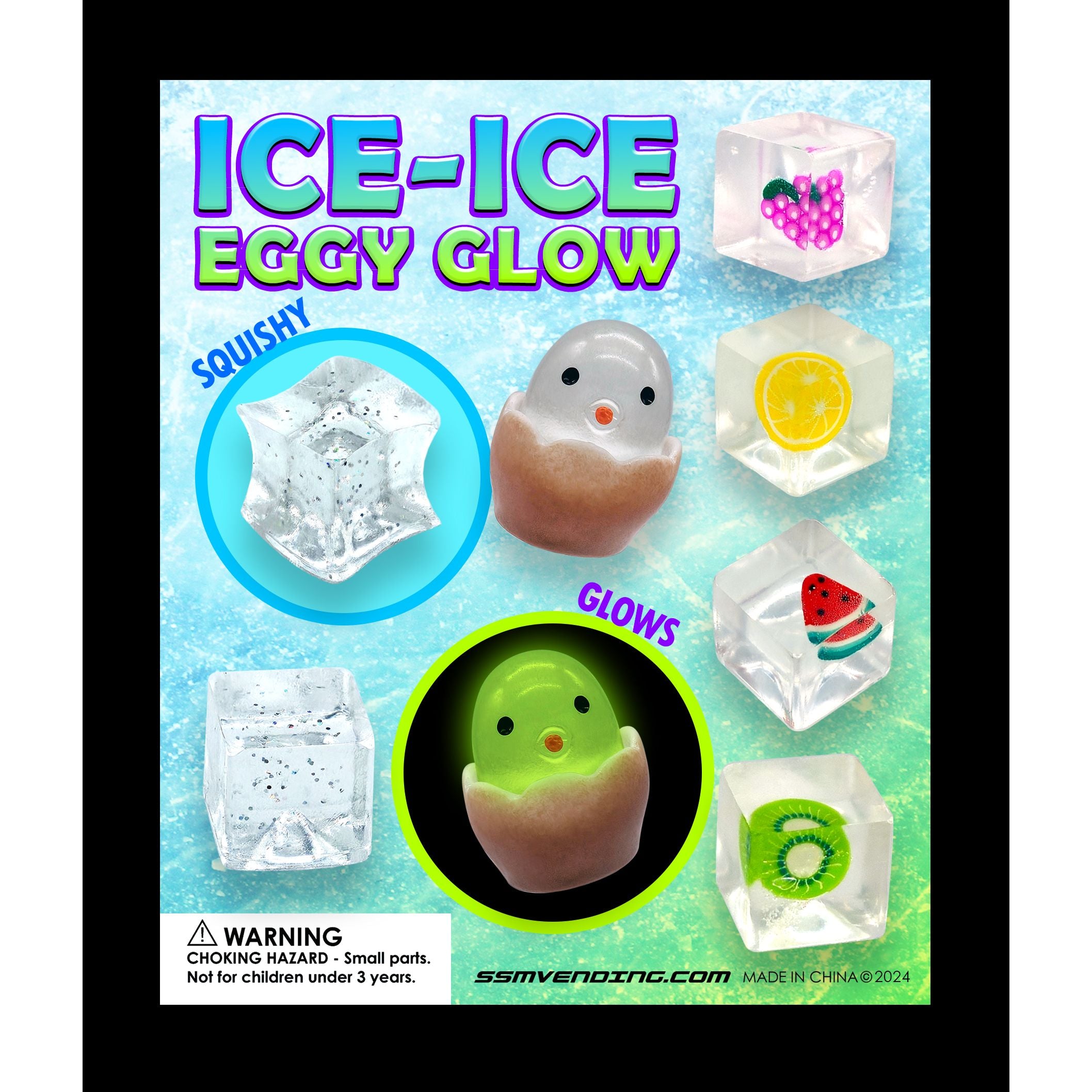 Ice Ice Eggy Vending Toys (1-inch) 250 ct