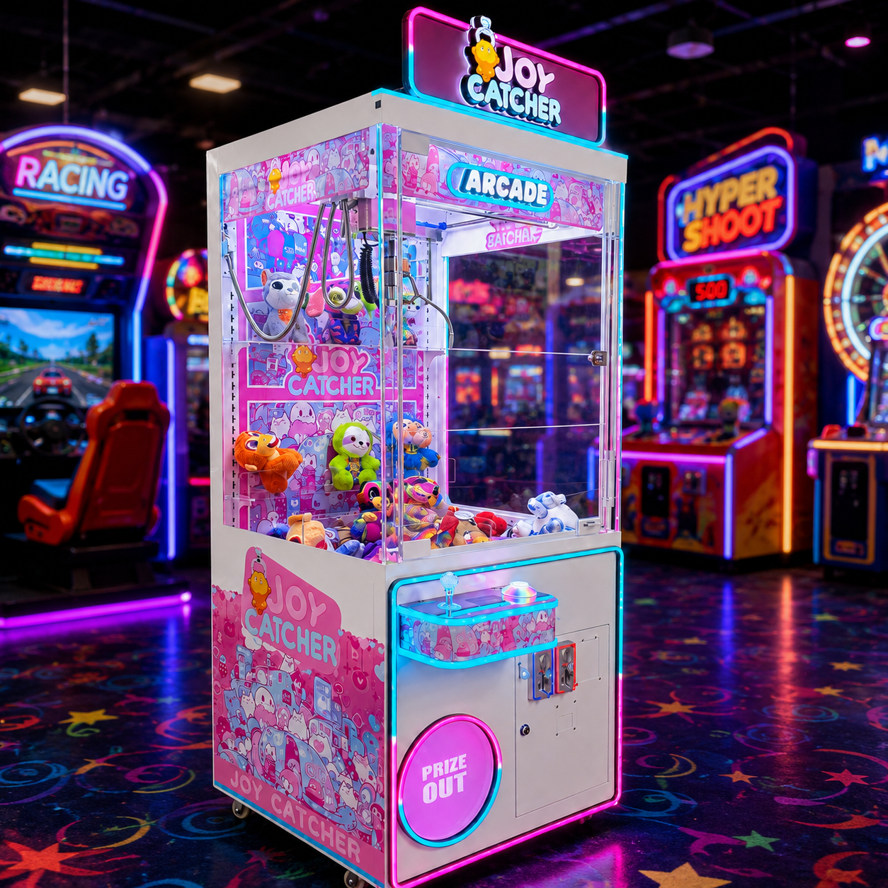 Pink Joy Catcher 31-inch Claw Machine