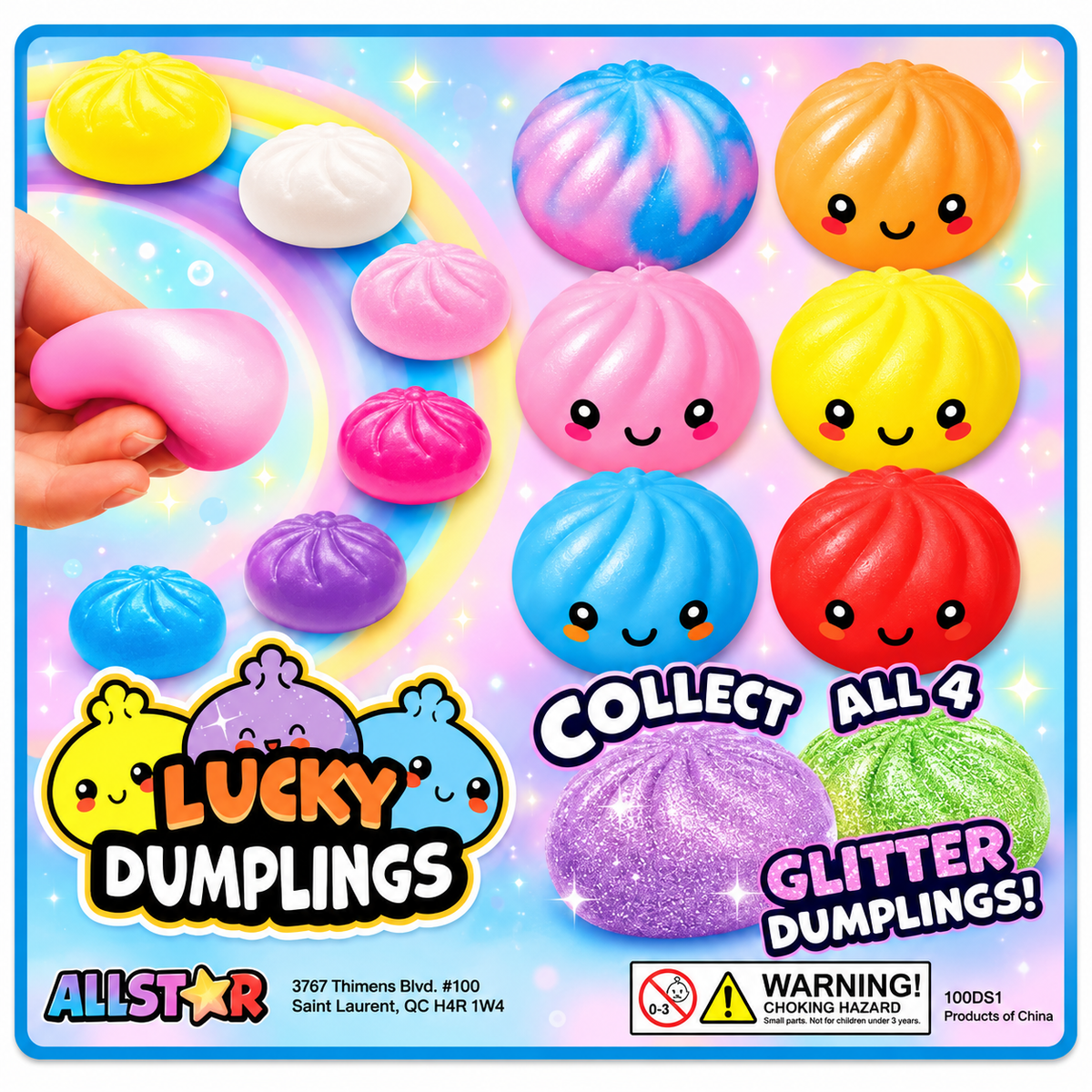 2” Dumpling Squish (250 ct)
