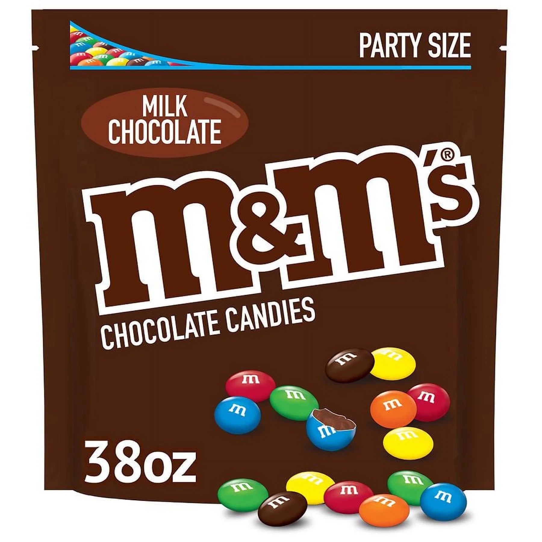 M&M's Plain Milk Chocolate Candy - 38 oz Bag