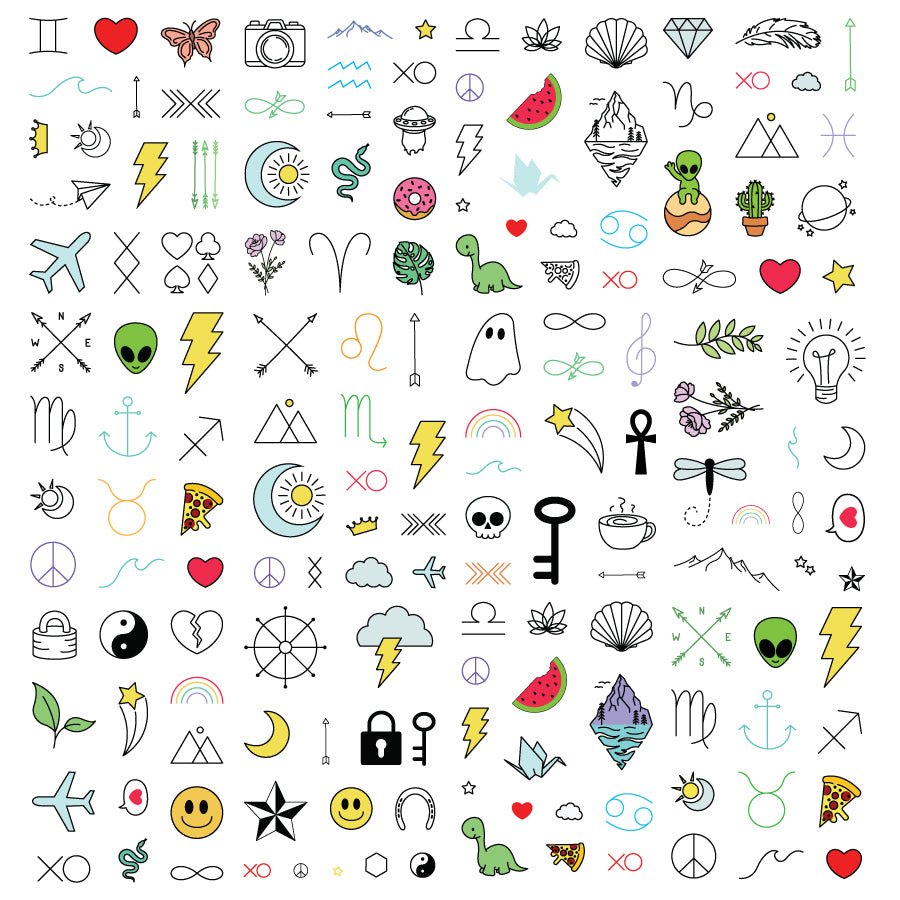 Mini Temporary Vending Tattoos (300 ct)