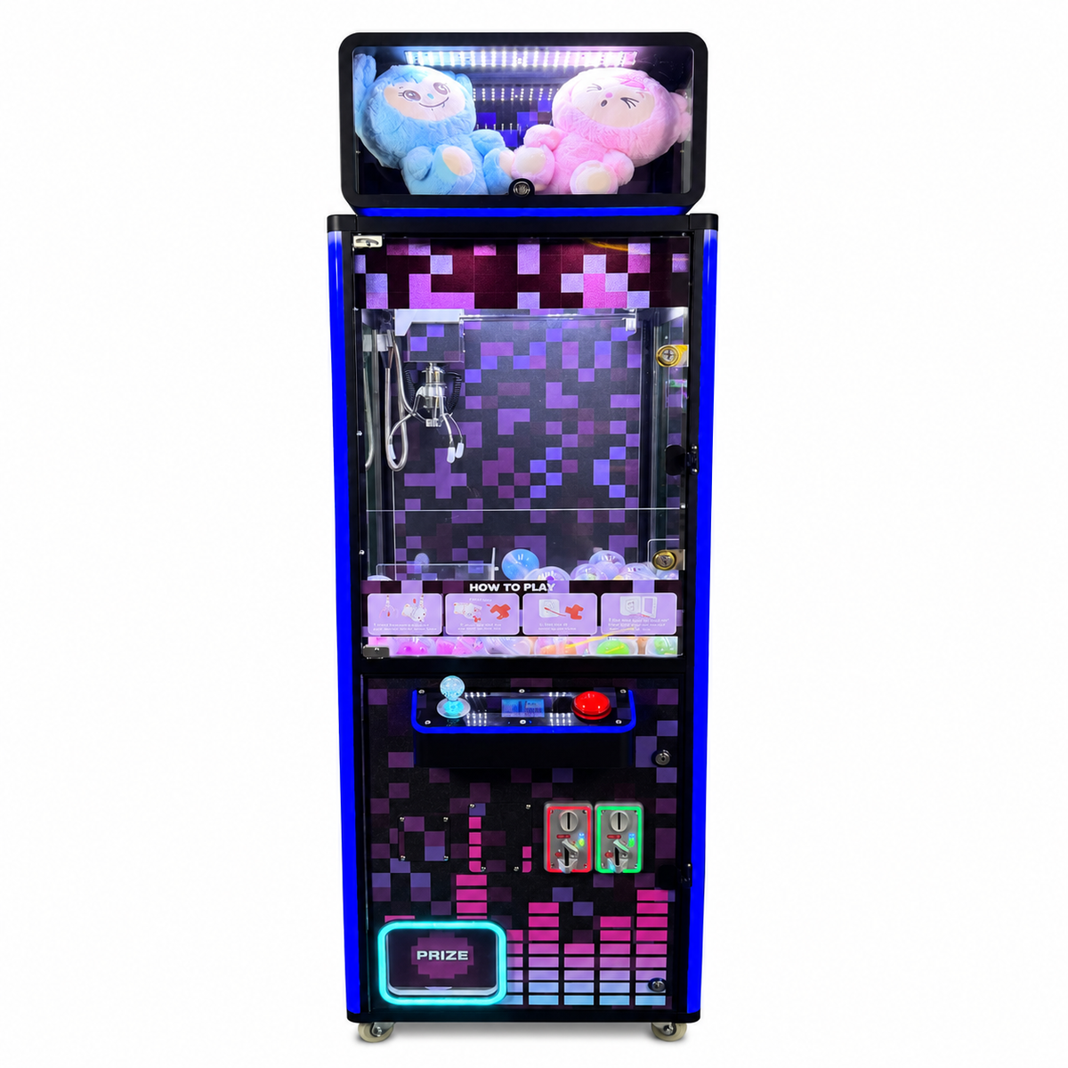 8 Bit Black Mega Treasure Crane Machine (22-inch)