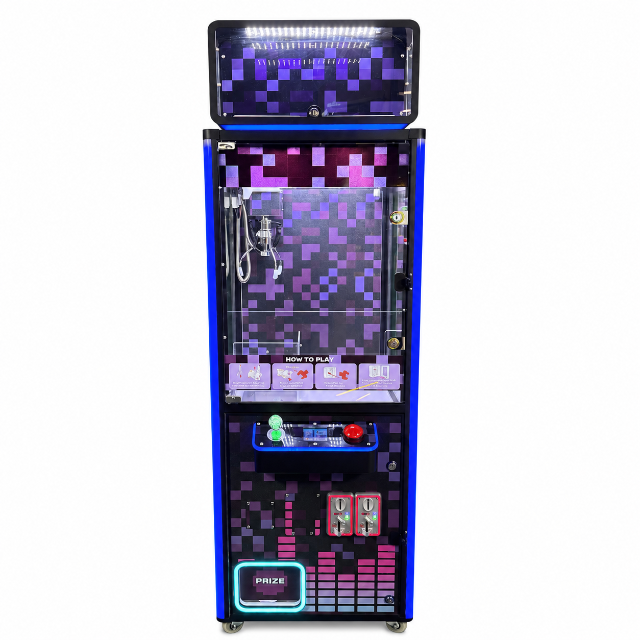 8 Bit Black Mega Treasure Crane Machine (22-inch)