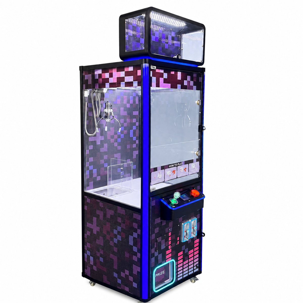 8 Bit Black Mega Treasure Crane Machine (22-inch)