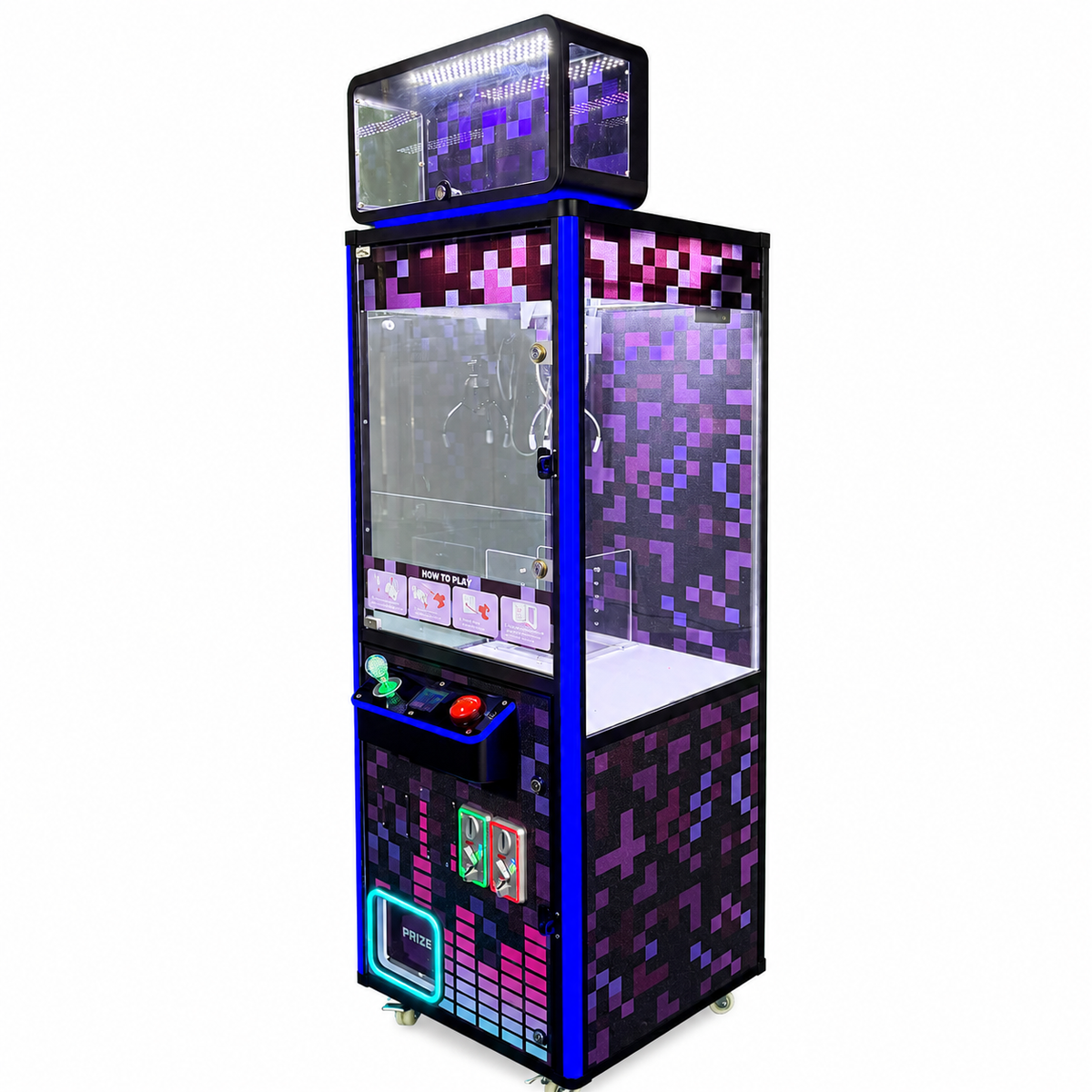 8 Bit Black Mega Treasure Crane Machine (22-inch)