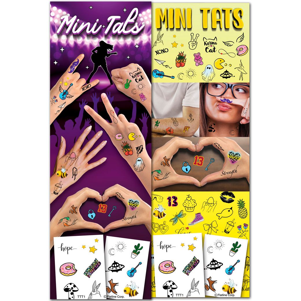 Mini Tats Temporary Vending Tattoos (300 ct)