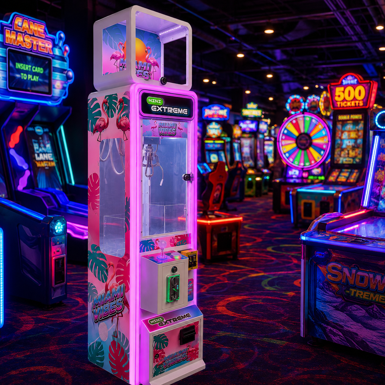 Miami Vibe Mini Extreme - Claw Vending Machine