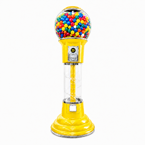 Spin 'N Drop Gumball Machine (Yellow)