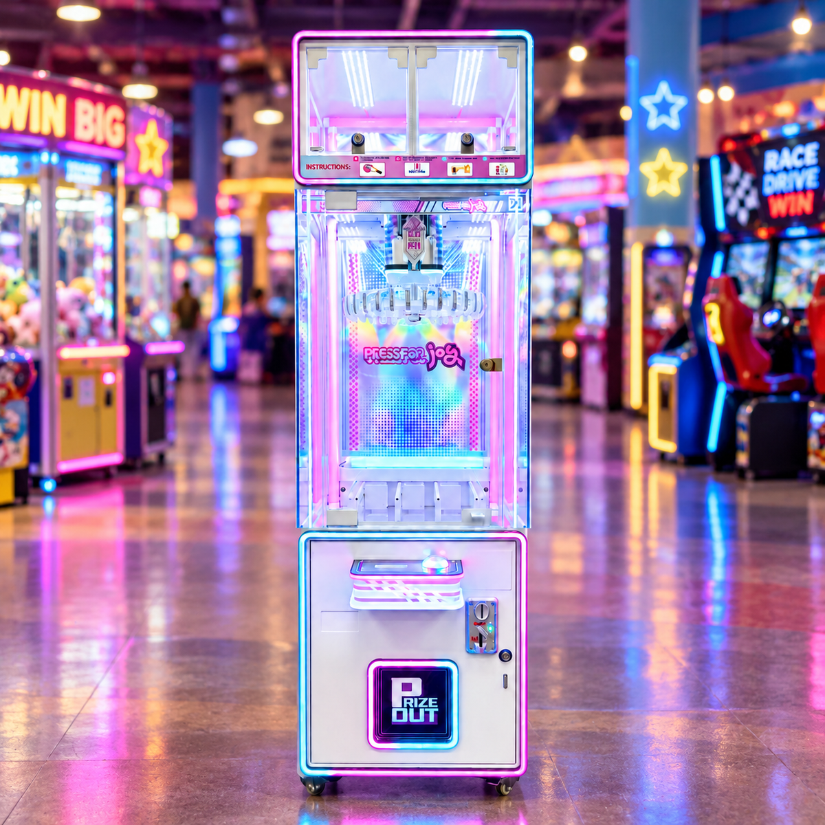 Press for Joy Prize Machine, 20-inch