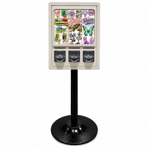 Rhino 3 Column Sticker Tattoo Machine (Beige)