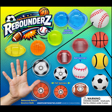 Rebounderz Vending Capsules (2-inch) 250 ct
