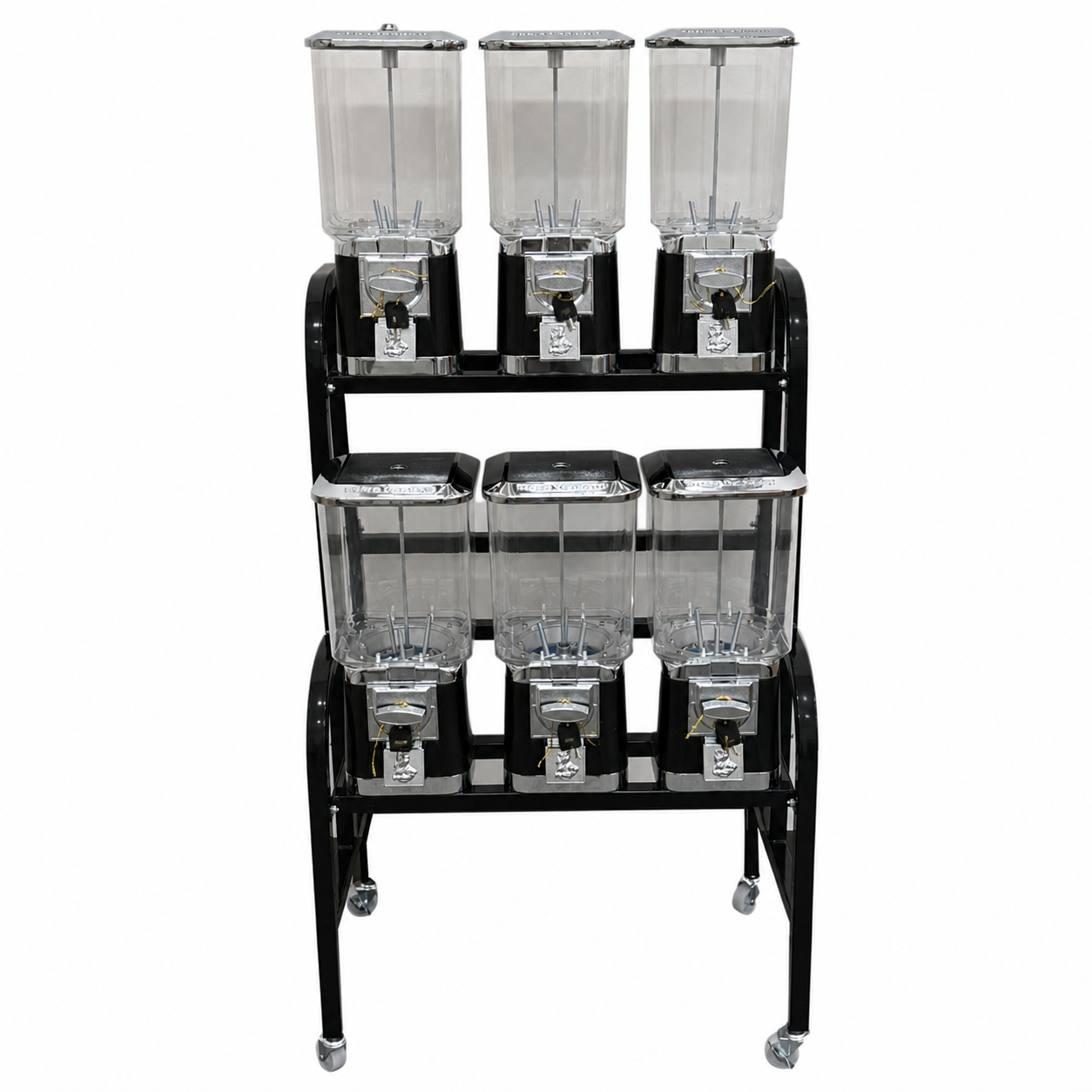 6 Machine Vending Rack - Rhino Supreme (Black)