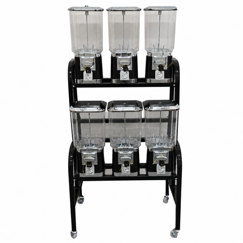6 Machine Vending Rack - Rhino Supreme (Black)