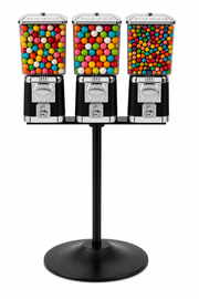 Rhino Supreme Triple Head Vending Machine with Stand (Black)