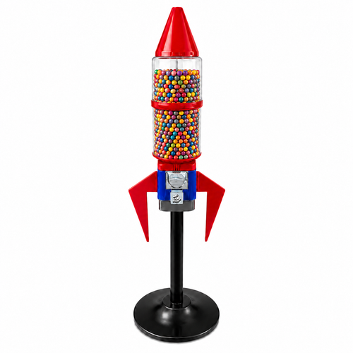 Rocket Gumball Vending Machine