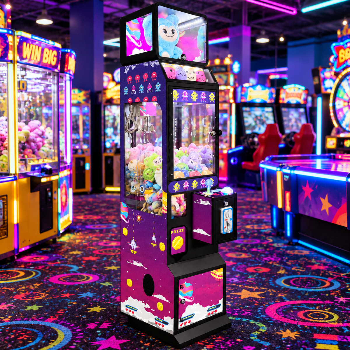 Spaced Out Super Mini - Claw Vending Machine