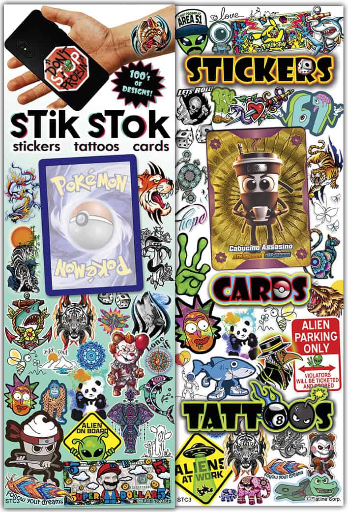 Flat Mix & Pokemon Cards (300 ct)