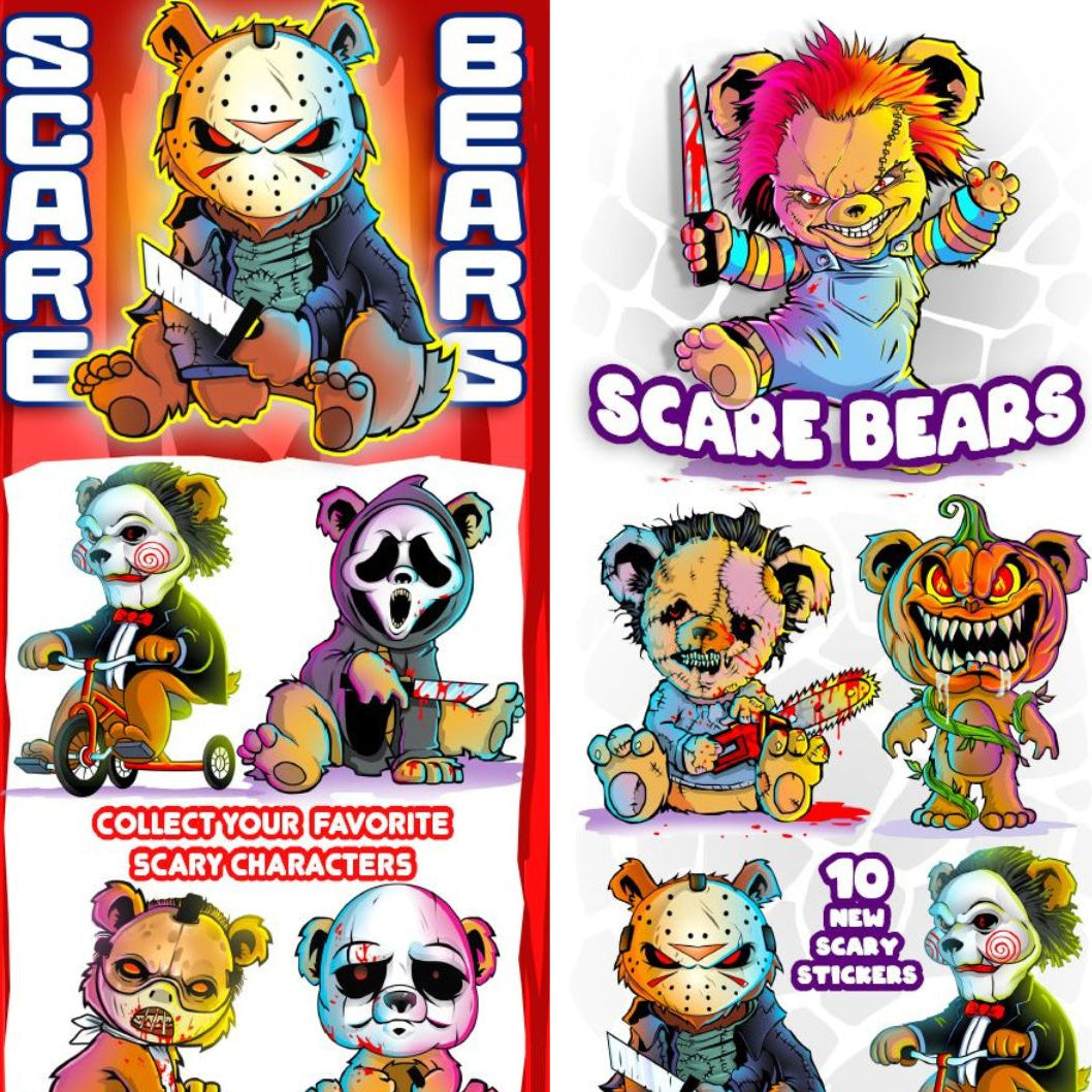 Scare Bears Stickers (300 ct)