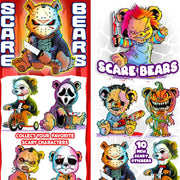 Scare Bears Stickers (300 ct)