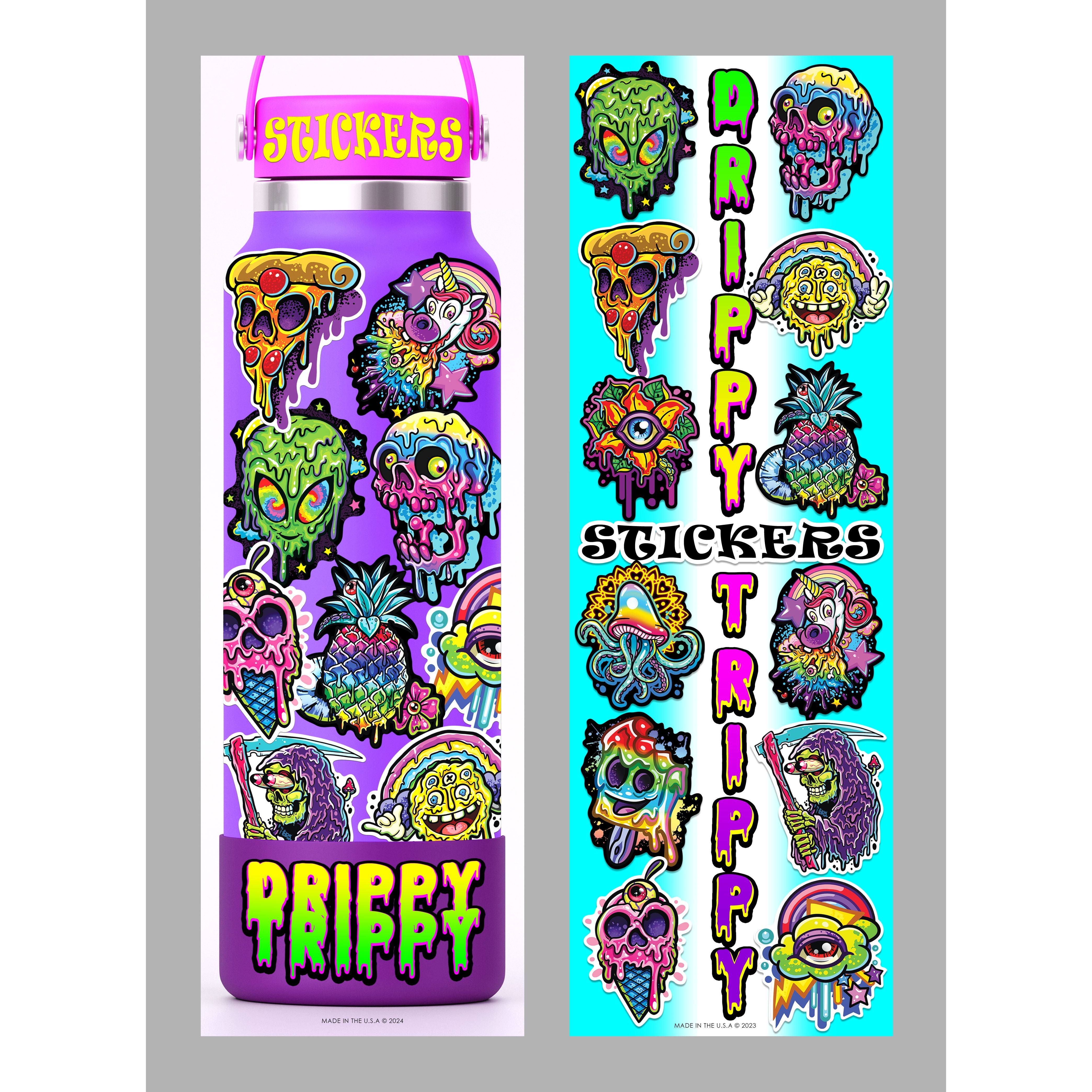 Drippy Trippy Vending Stickers (300 ct)