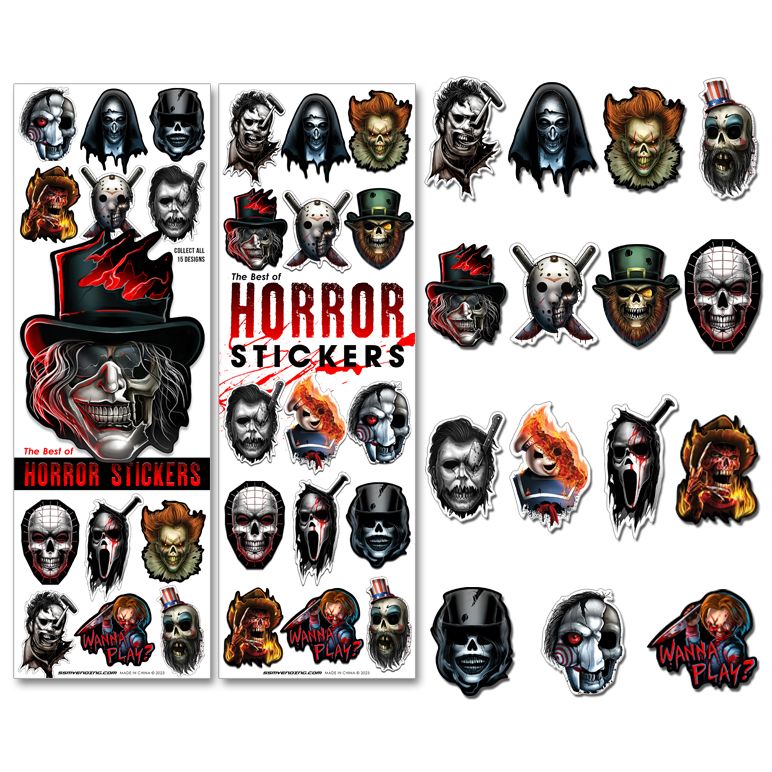Best of Horror Vending Stickers (300 ct)