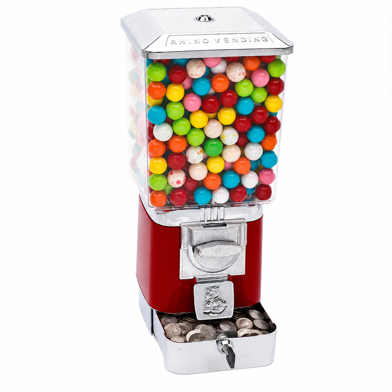 Rhino Pro Gumball Machine w/ Cash Box