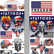 About Freedom Patriotic Temporary Vending Tattoos (300 ct)