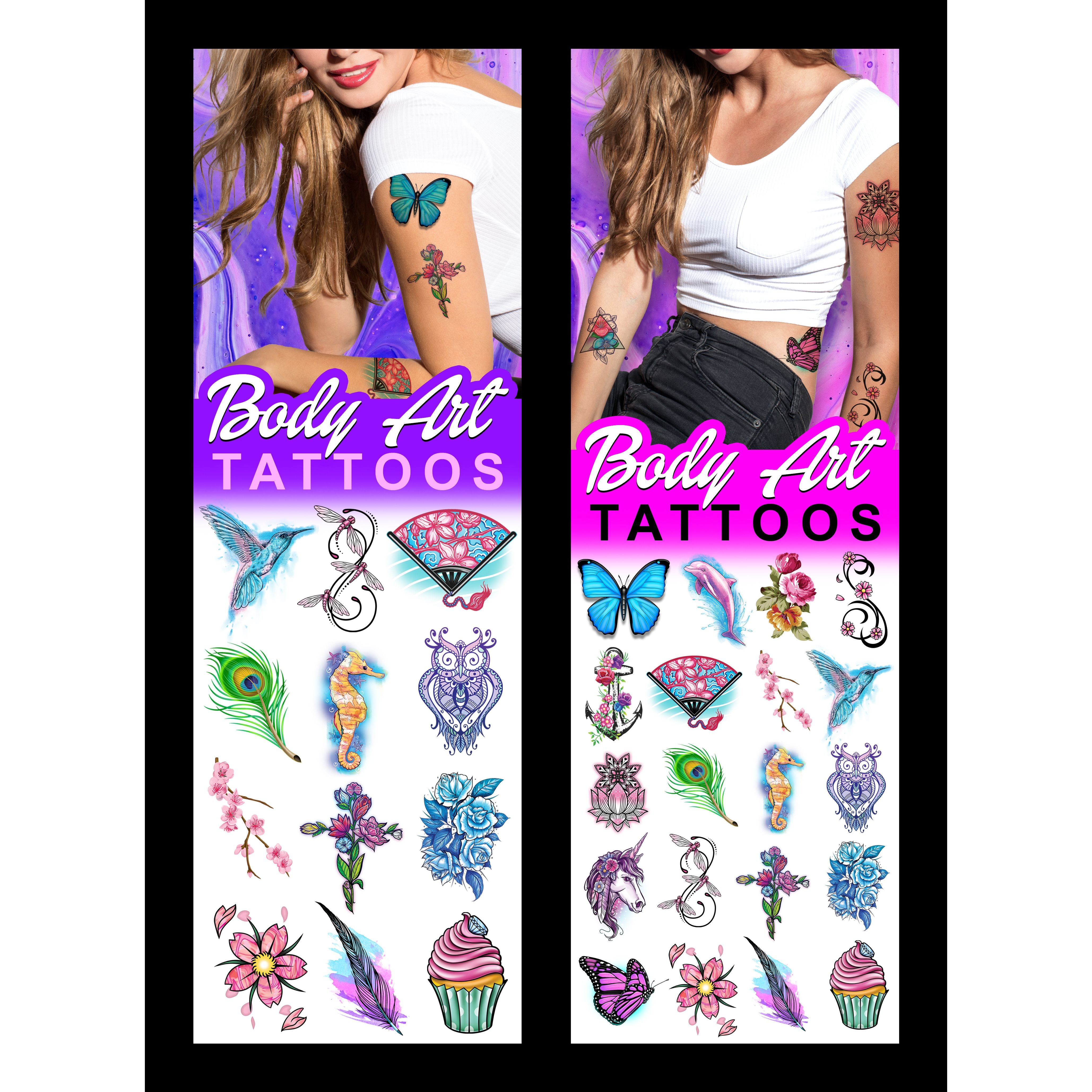 Body Art Temporary Vending Tattoos (300 ct)