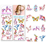 Flower Animals Tattoos (300 ct)