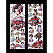 Geishas & Fans Temporary Vending Tattoos (300 ct)