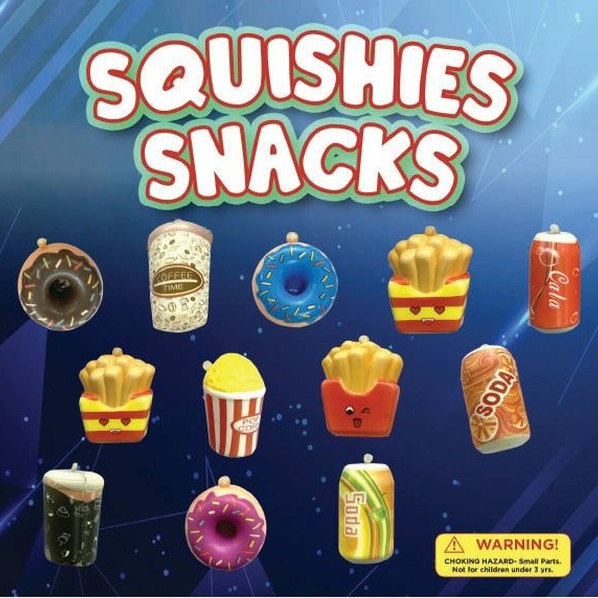 Squishy Snacks Vending Capsules 2 inch