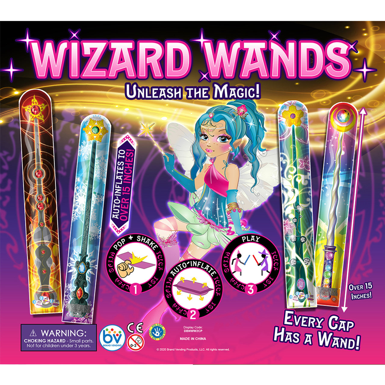 Wizard Wands Vending Capsules (2 inch) 250 ct