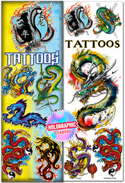 Year of the Dragon Series 2 Temporary Vending Tattoos (300 ct)
