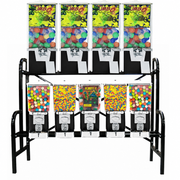 9 Machine Vending Rack - Rhino Pro + Super Pro (Black)