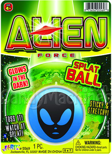 Alien Force Splat Ball Redemption Toys