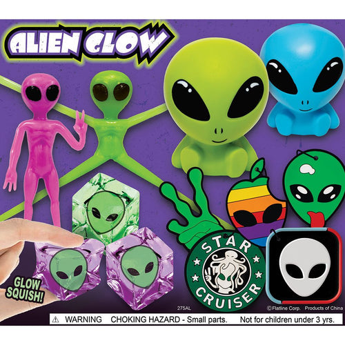 Alien Glow Mix Vending Capsules (2 inch) 250 ct