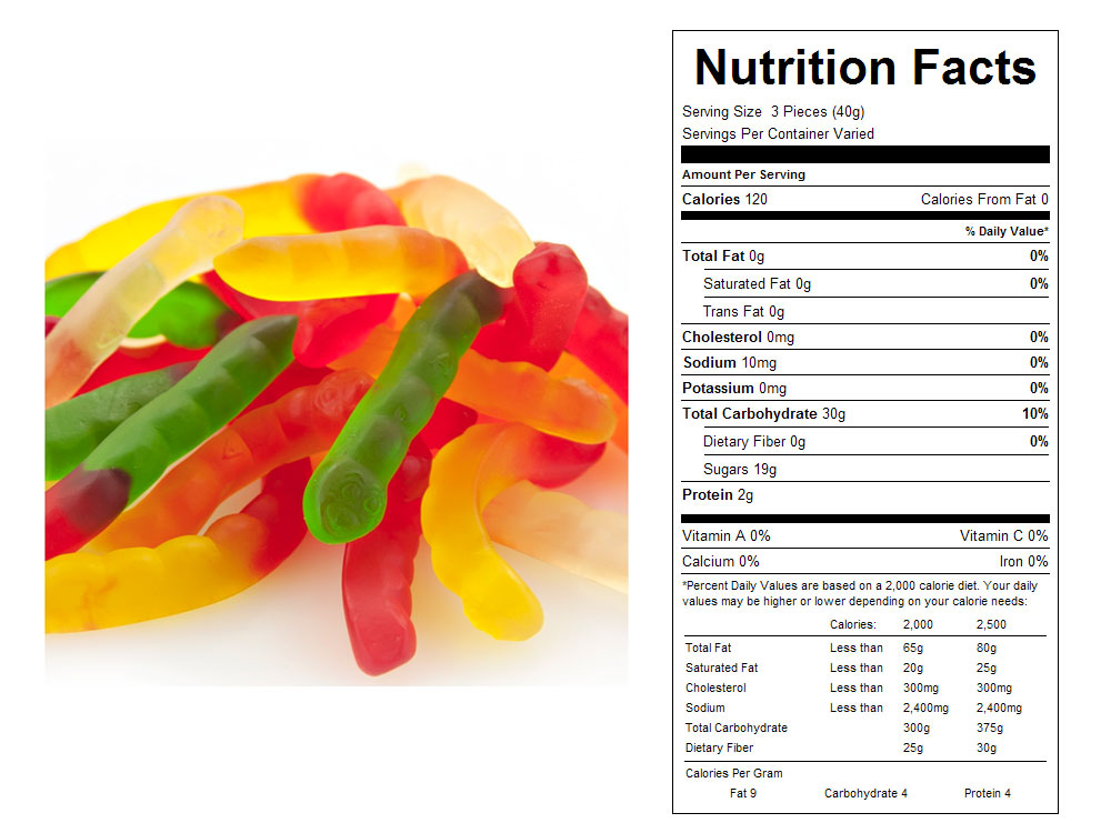 Assorted Bulk Gummy Worms