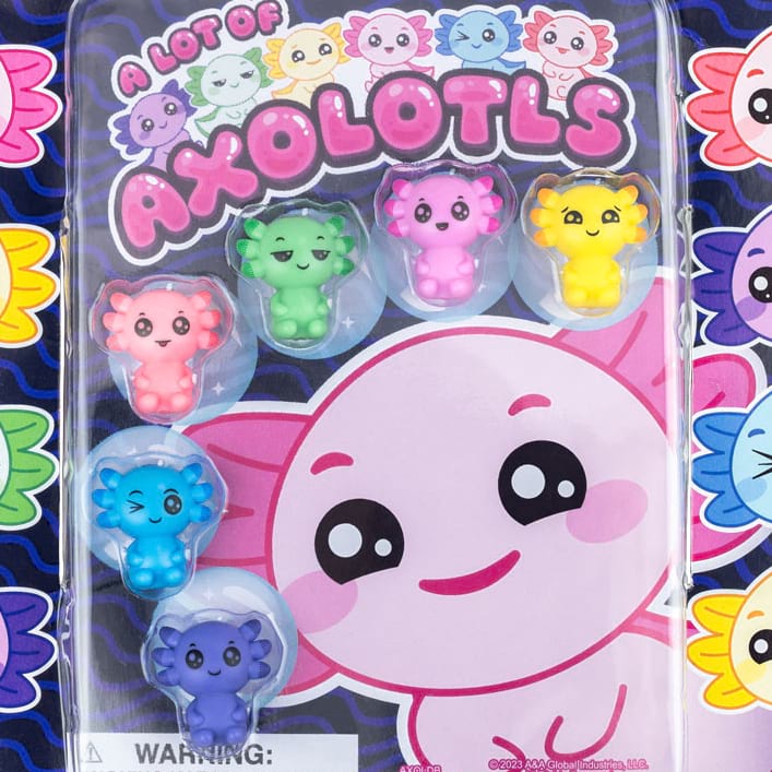 Axolotl Figurines Vending Capsules (2 inch) 250 ct