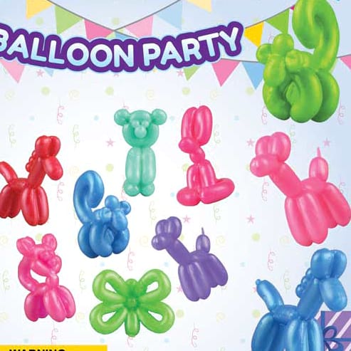 Balloon Party Animals Vending Capsules (2-inch) 250 ct