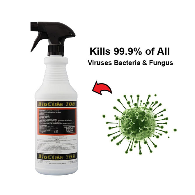 Biocide 100 Disinfectant - Quart Spray Bottle
