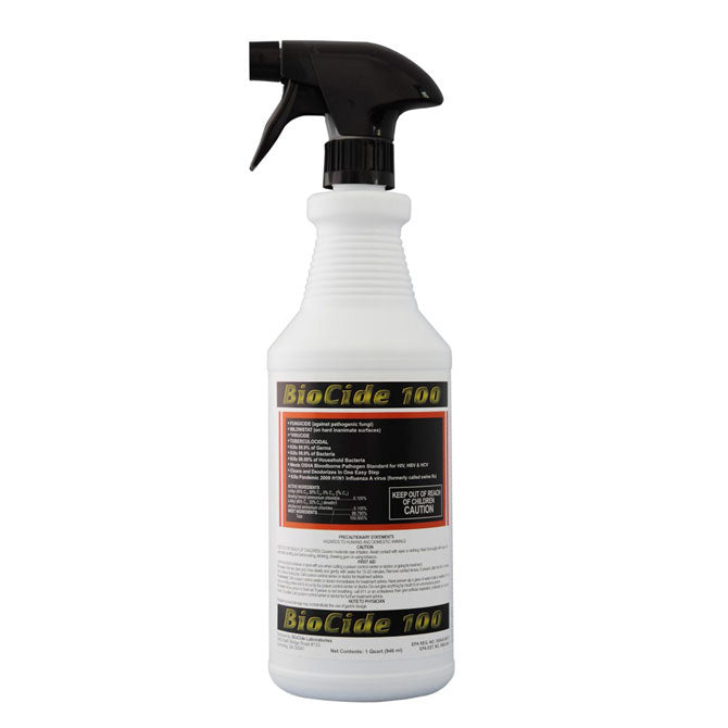 Biocide 100 Disinfectant - Quart Spray Bottle