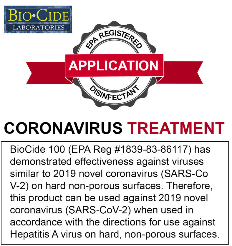 Biocide 100 Disinfectant - Quart Spray Bottle
