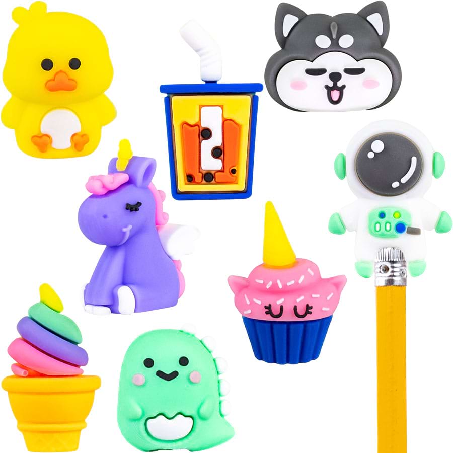 Bitty Buddy Pencil Toppers Vending Capsules (2-inch) 250 ct
