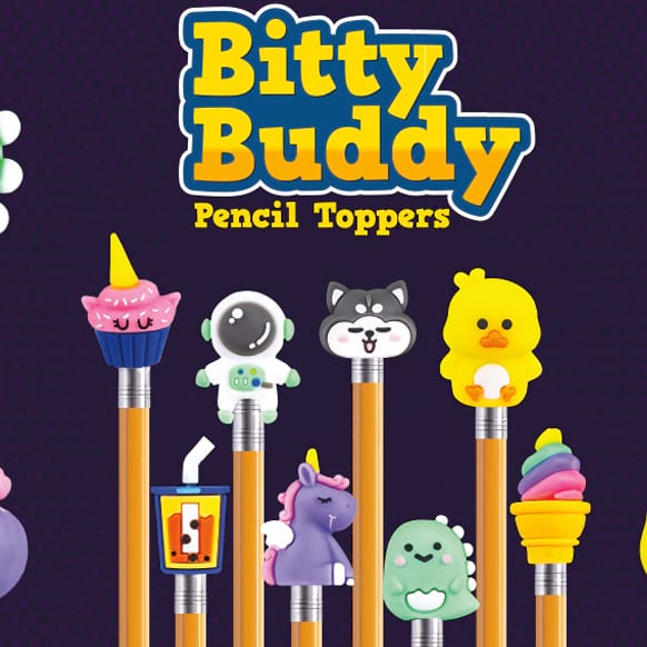 Bitty Buddy Pencil Toppers Vending Capsules (2-inch) 250 ct