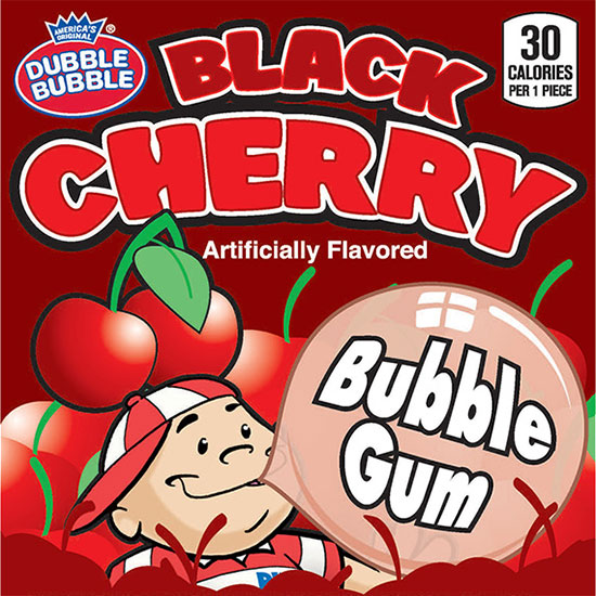 Dubble Bubble Black Cherry Gumballs