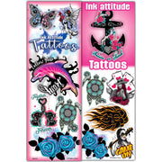 Black Ink #2 Temporary Tattoos (300 ct)