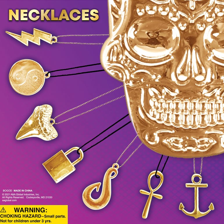Bold Gold Jewelry Vending Capsules (2 inch) 250 ct