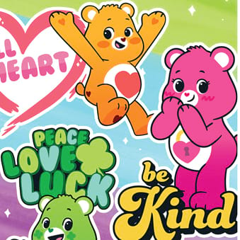 Care Bears Vending Stickers