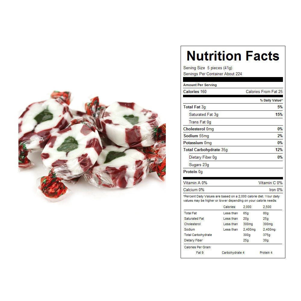 Christmas Nougats Bulk Candy 20.25 lbs