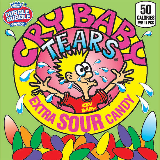 Cry Baby Tears Extra Sour Candy